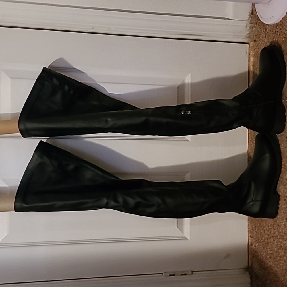 Thigh High Black Boots
